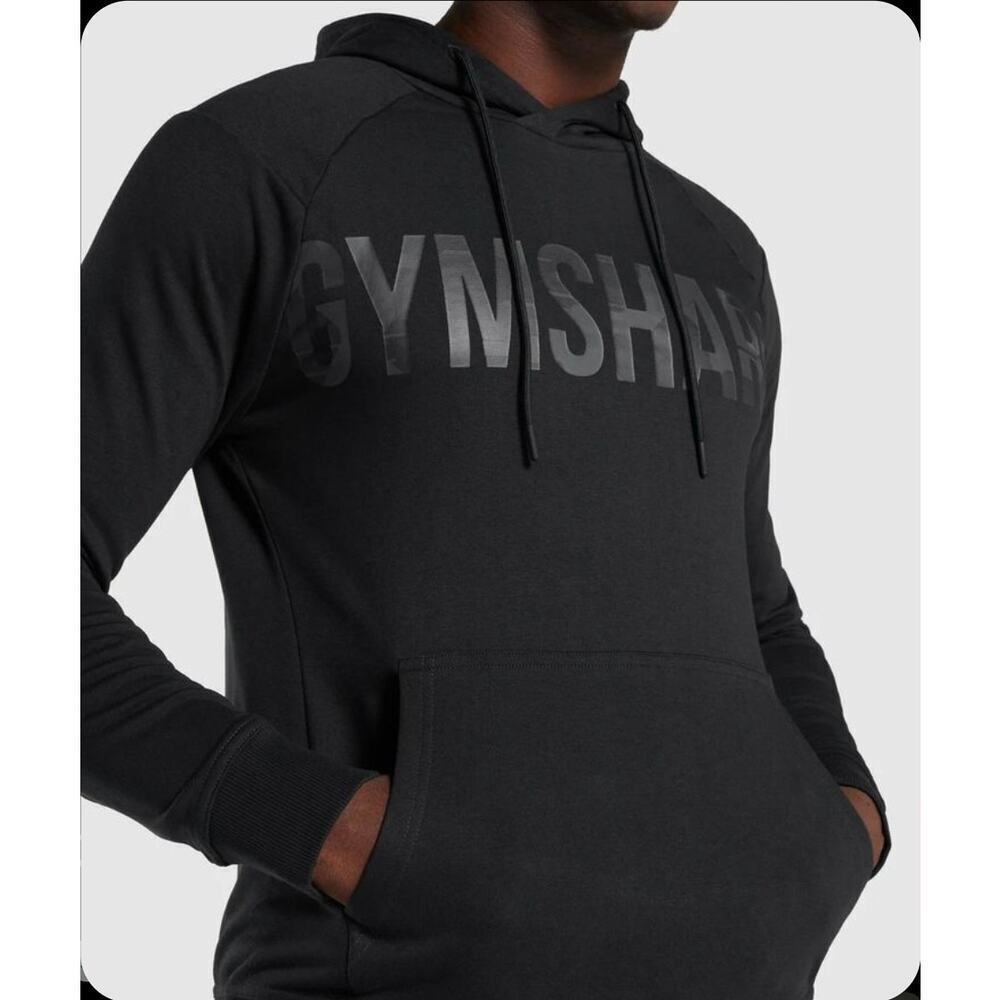 Gymshark Bold Hoodie Small Black